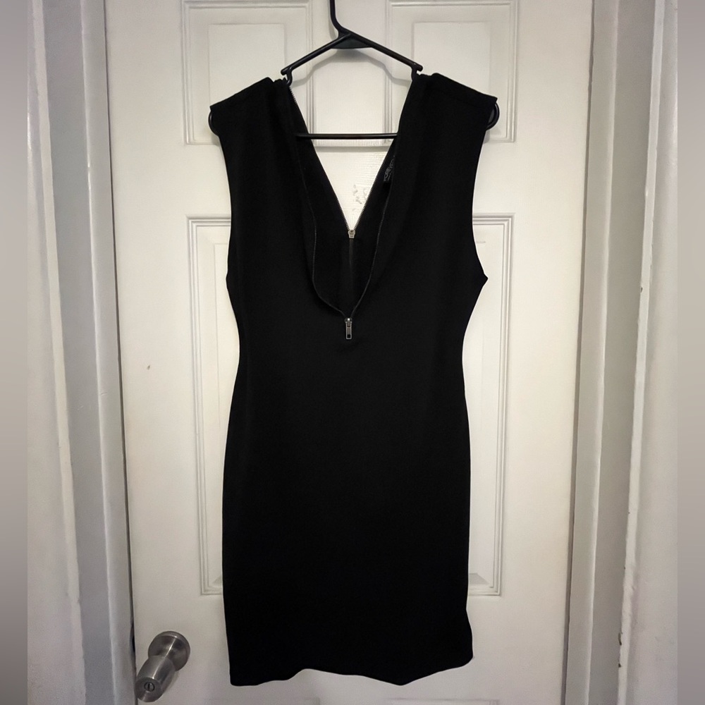 Forever 21+ Black Form-Fitting Party Dress